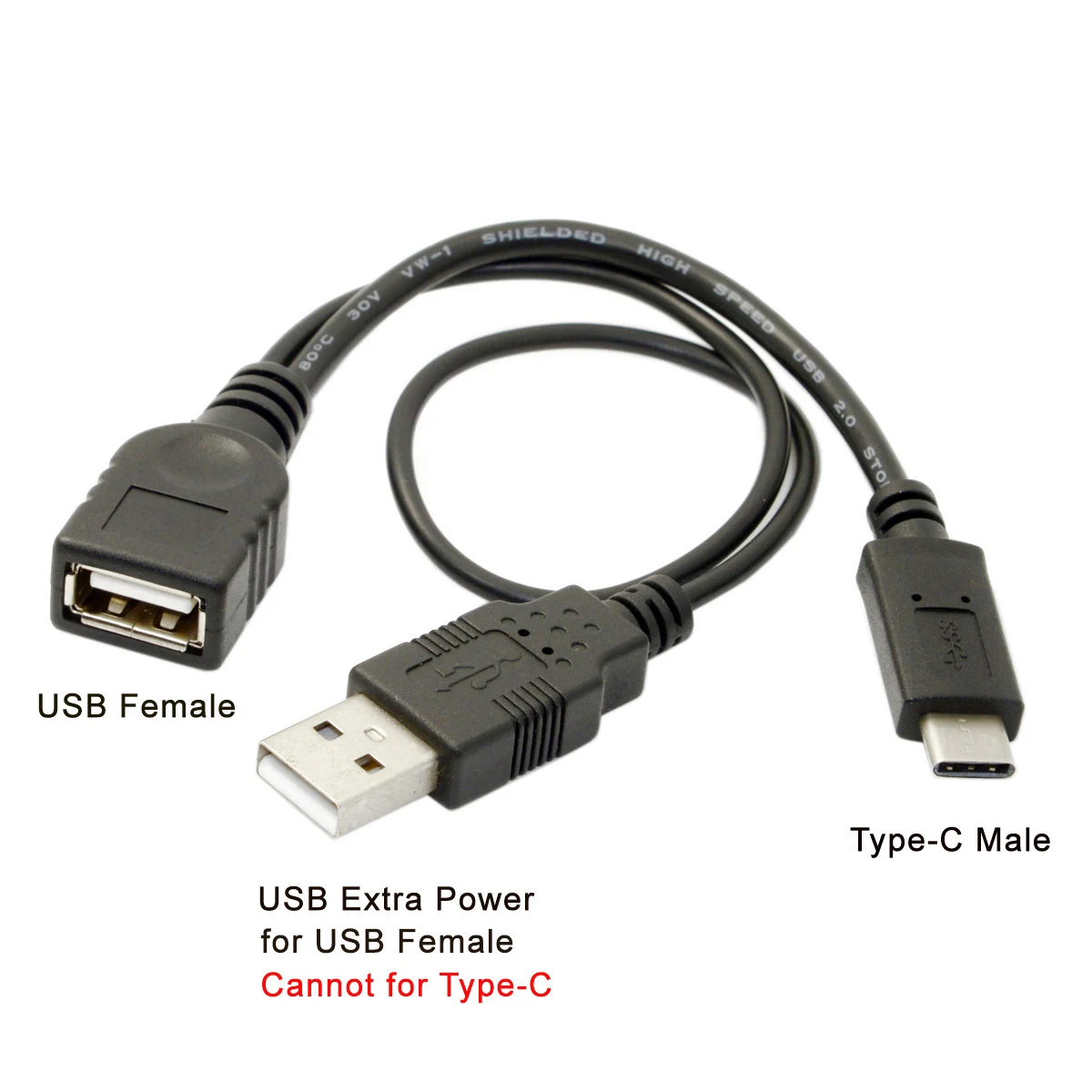 Фото USB 2 0 Женский к Type C 3 1 OTG кабель питания данных для сотового телефона и планшета & Lap