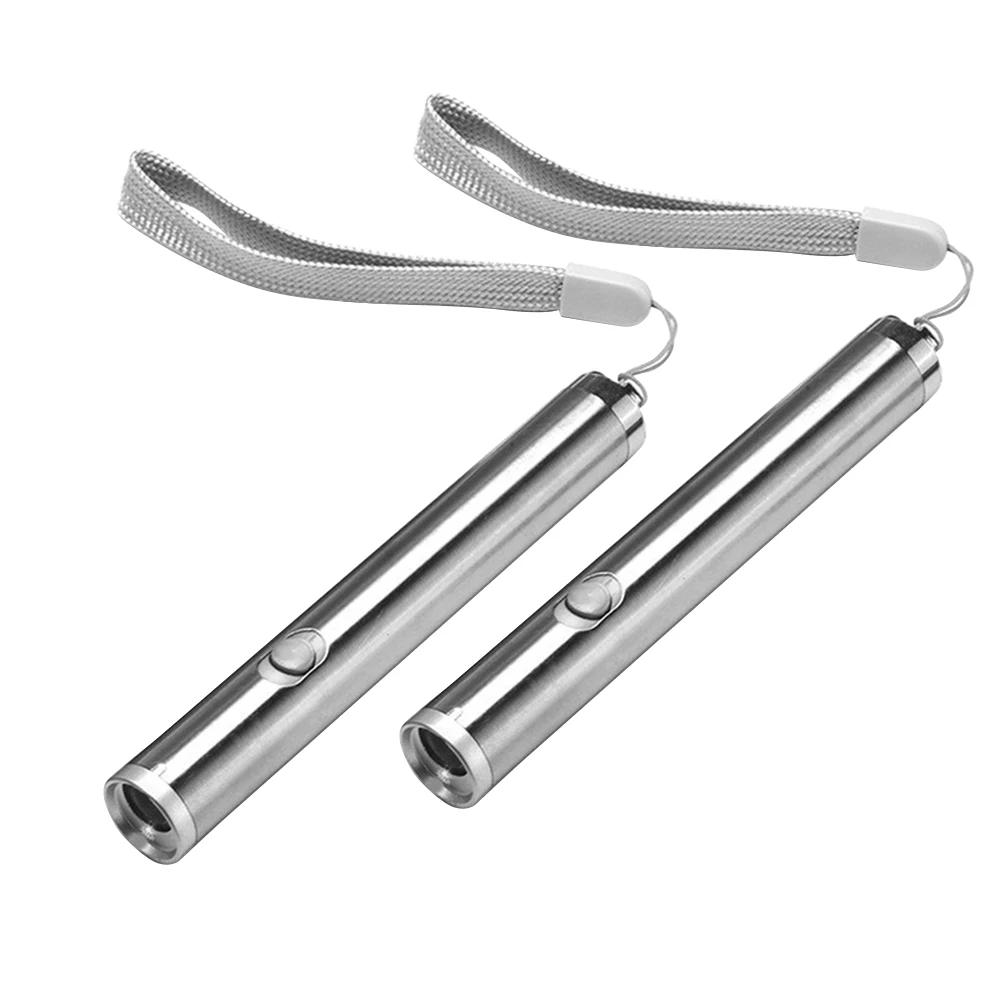 Игрушка для кошек 1 шт. забавная светодиодная ручка из нержавеющей стали Два в