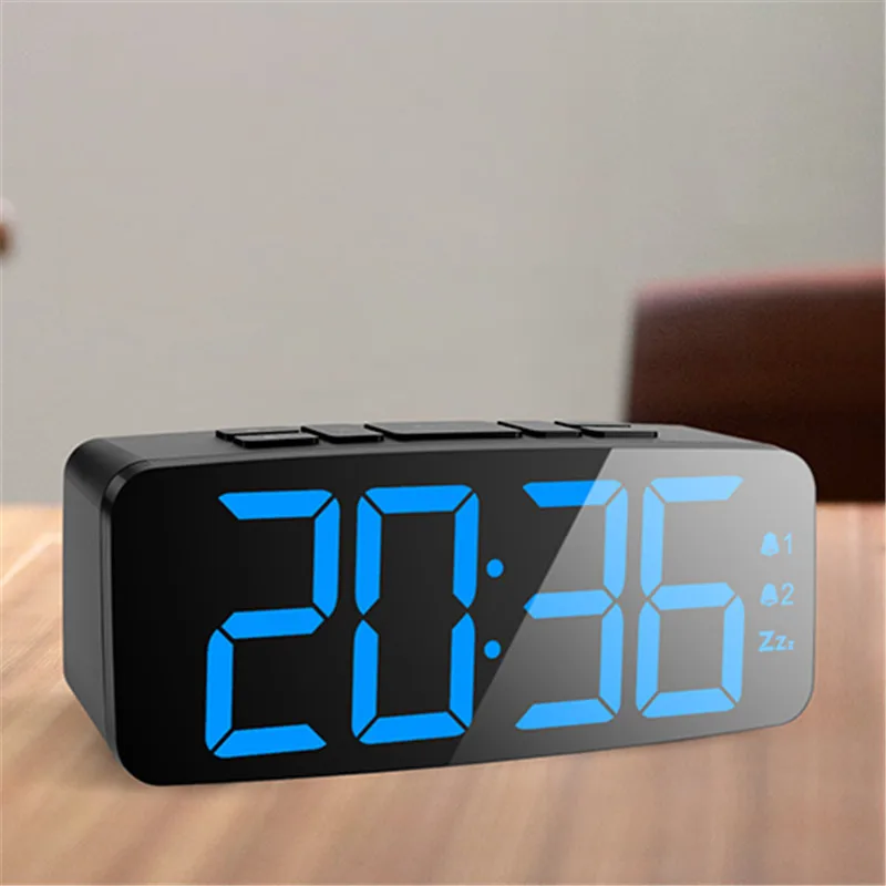 Новый будильник цифровые повтора настольные часы | Wake Up Light электронные 6