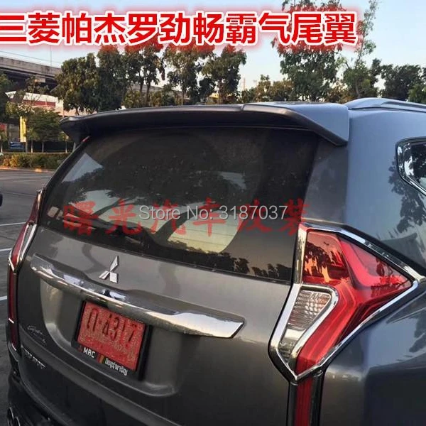 Спойлер для Mitsubishi Pajero Sport 2016-2019ABS Неокрашенный задний спойлер на крыло крышу
