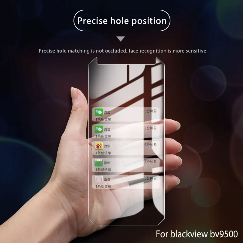 Закаленное стекло 9H для Blackview BV9500 защитная пленка экрана Pro защитное легкая в