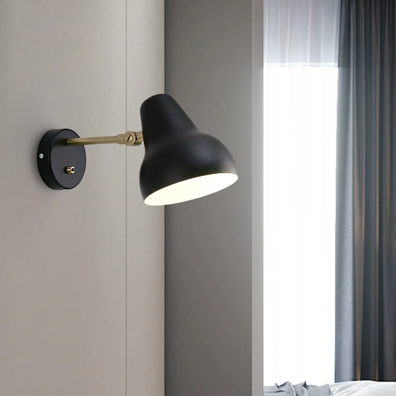 replica modern VL38 wall lights creative black/white AJ lamp led bedroom fixtures | Лампы и освещение