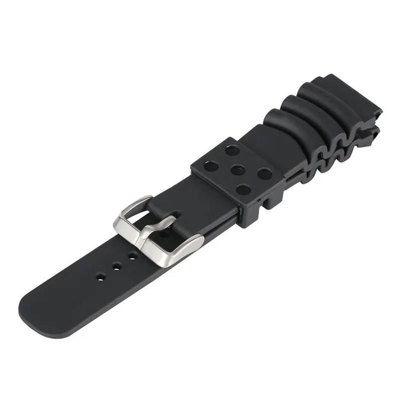 Ремешок для часов черный 22 мм Модный повседневный сменный ремешок наручных с
