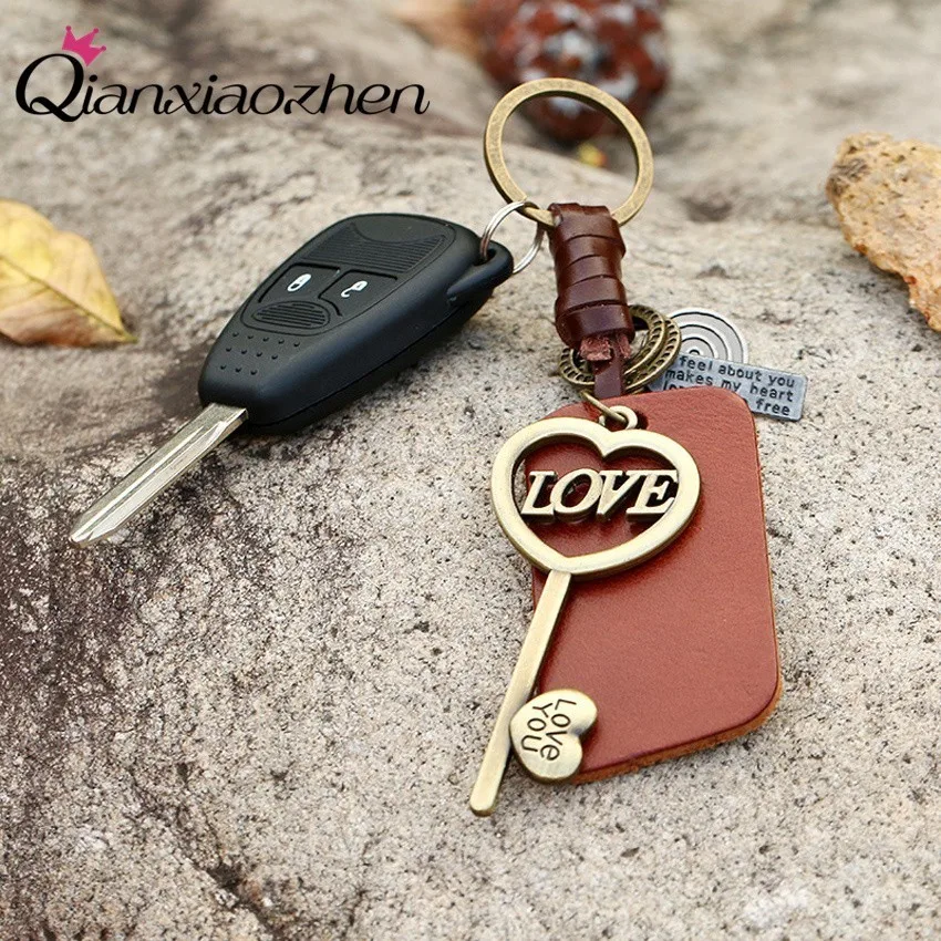 Qianxiaozhen Love Key Keychain Wedding Favors And Gifts For Guests Souvenirs Birthday Gift Boyfriend Present | Дом и сад