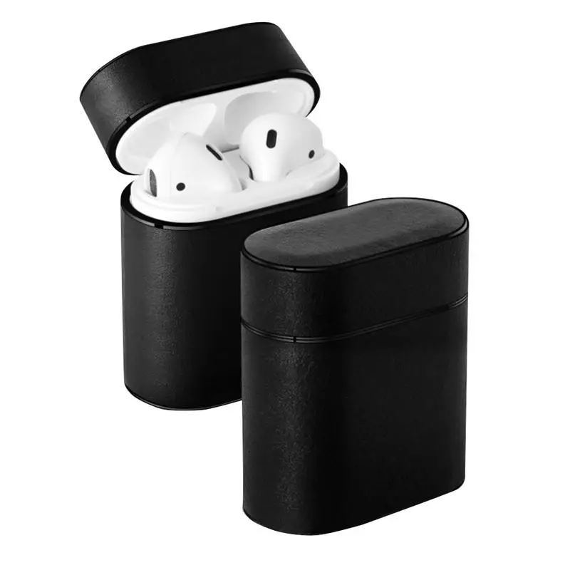 Для Apple Airpods Чехлы Беспроводная bluetooth-гарнитура Защитная Кожаная куртка зарядная
