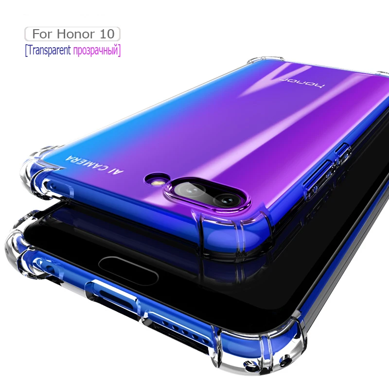 Discount Case Huawei P30 Pro P20 Lite Cover Honor 10 for Mate 20 Air Cushion Shockproof Soft TPU Transparent Nova 4 |