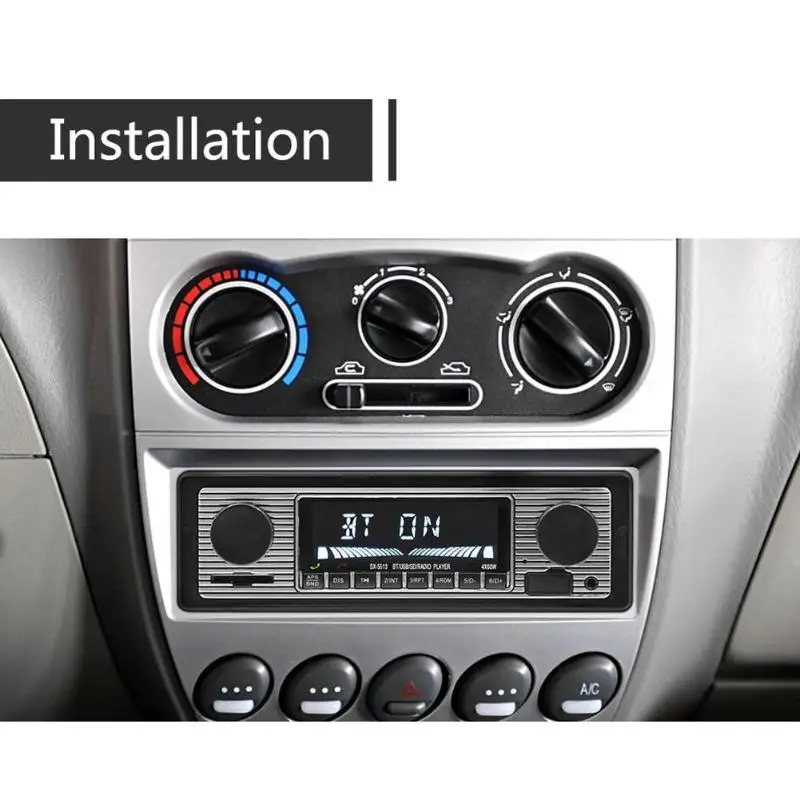 Автомагнитола VODOOL 5513 1 Din 12 В Bluetooth mp3 плеер FM радио USB TF карта AUX вход|Автомобильные
