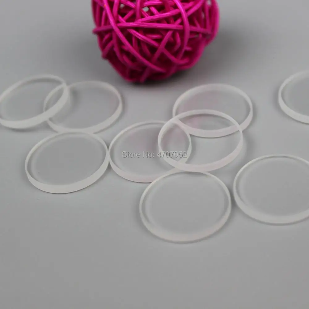 Stock Clear Diameter 10mm*3mm Quartz Glass Round Plate(Can be customized) |