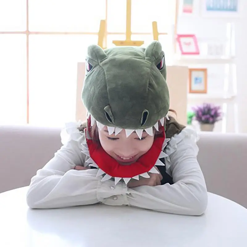 MISS M забавная Милая мультяшная шапка в форме головы динозавра головной убор