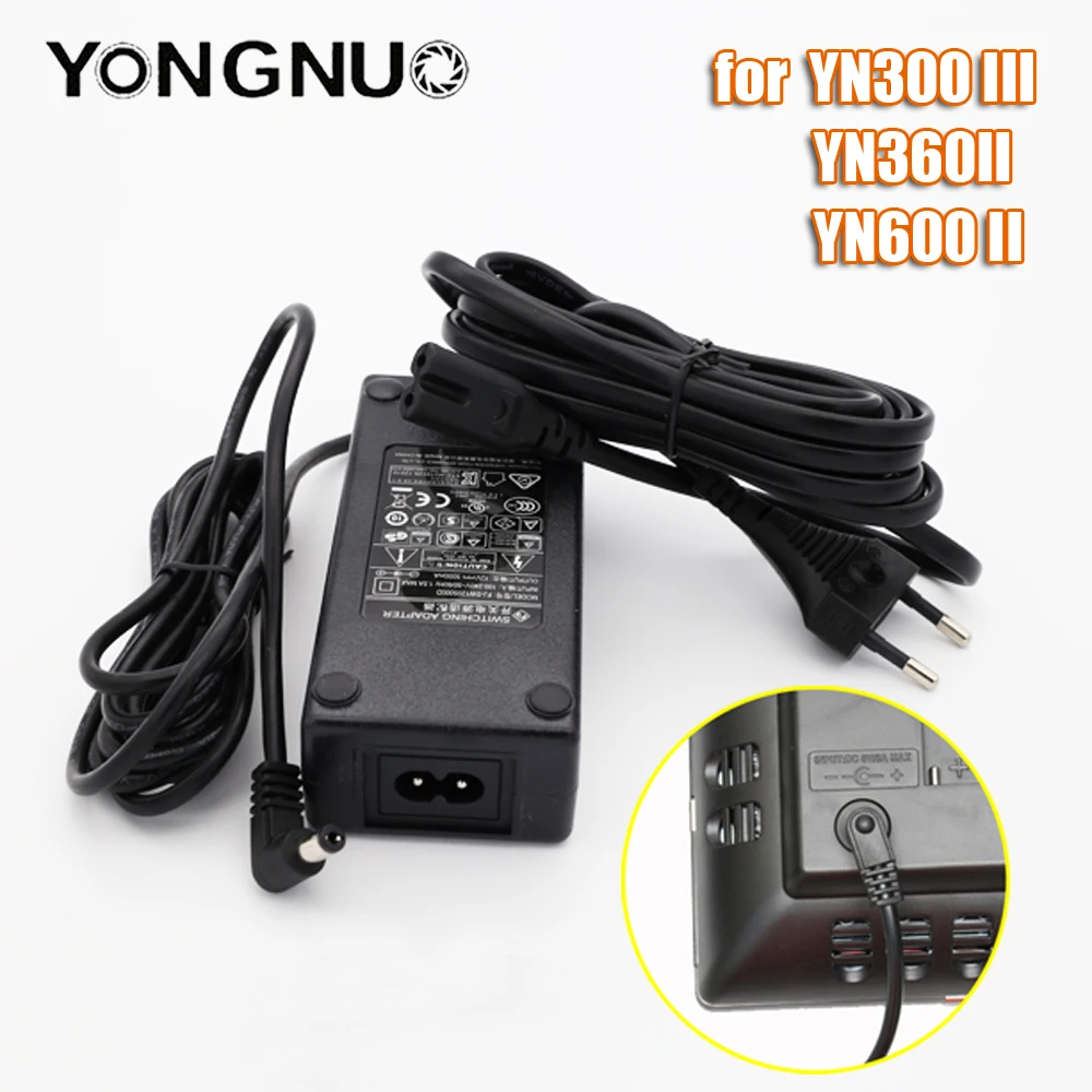 Адаптер переменного тока YONGNUO YN600 зарядное устройство адаптер вход в постоянный