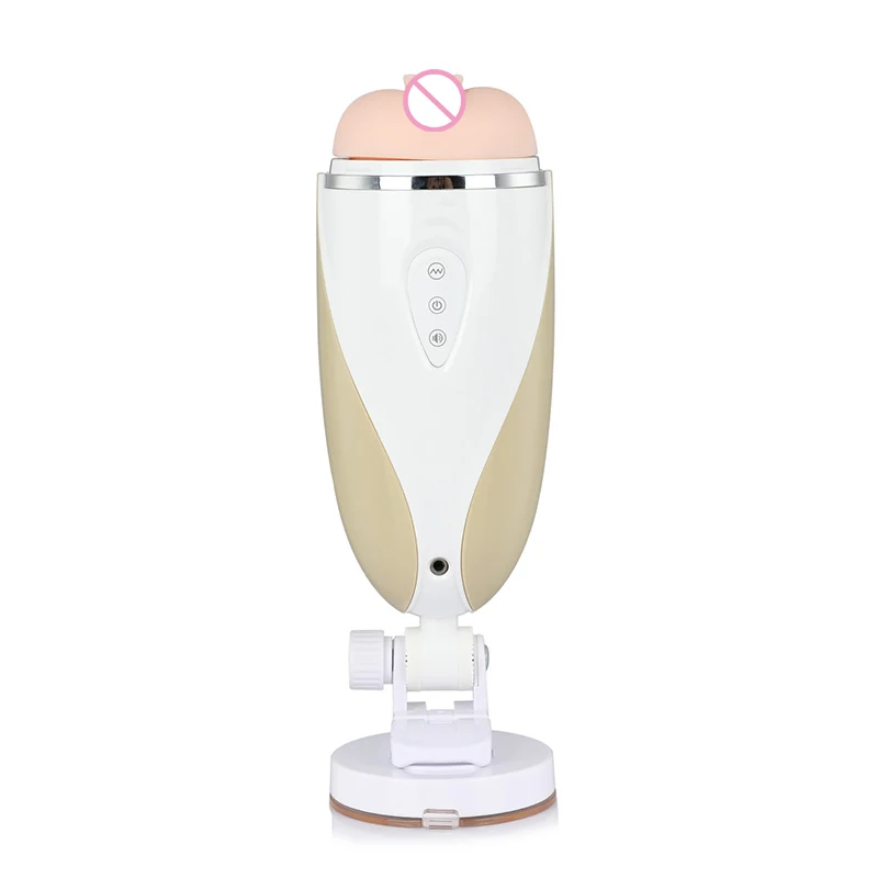 Electric Pulse Male Masturbation Cup Automatic Sucking Voice Aircraft Real Vagina Sex Masturbator Machine Toys For Men | Красота и