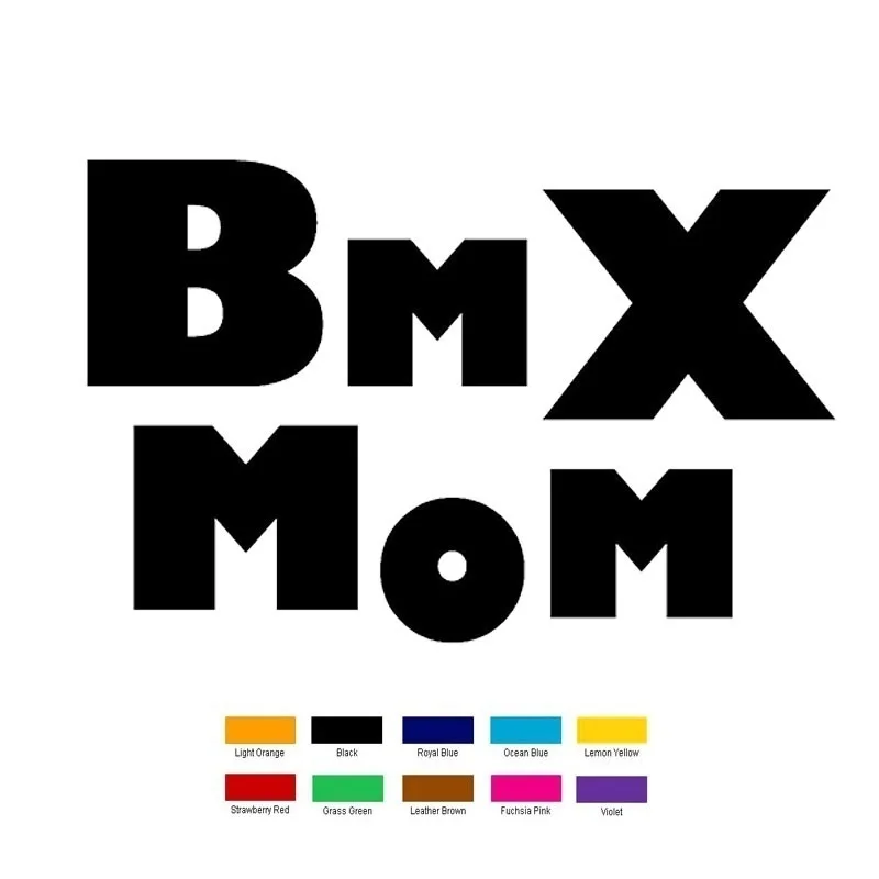 15*10 см BMX Mom стикер для окна ноутбука каяк виниловая наклейка|Наклейки творчества|