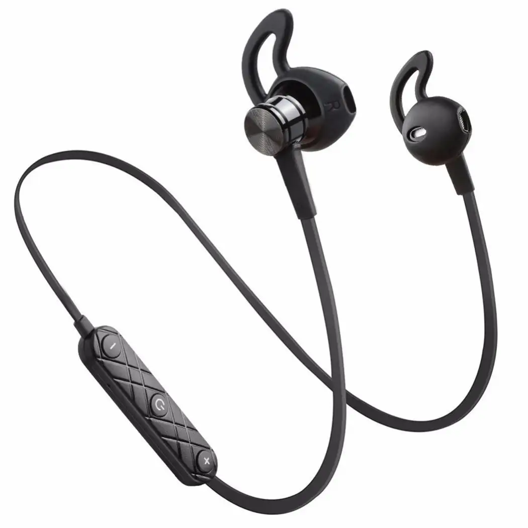 Беспроводная Магнитная bluetooth гарнитура с шумоподавлением 110 мАч 4 1 200 часов 5 10 м