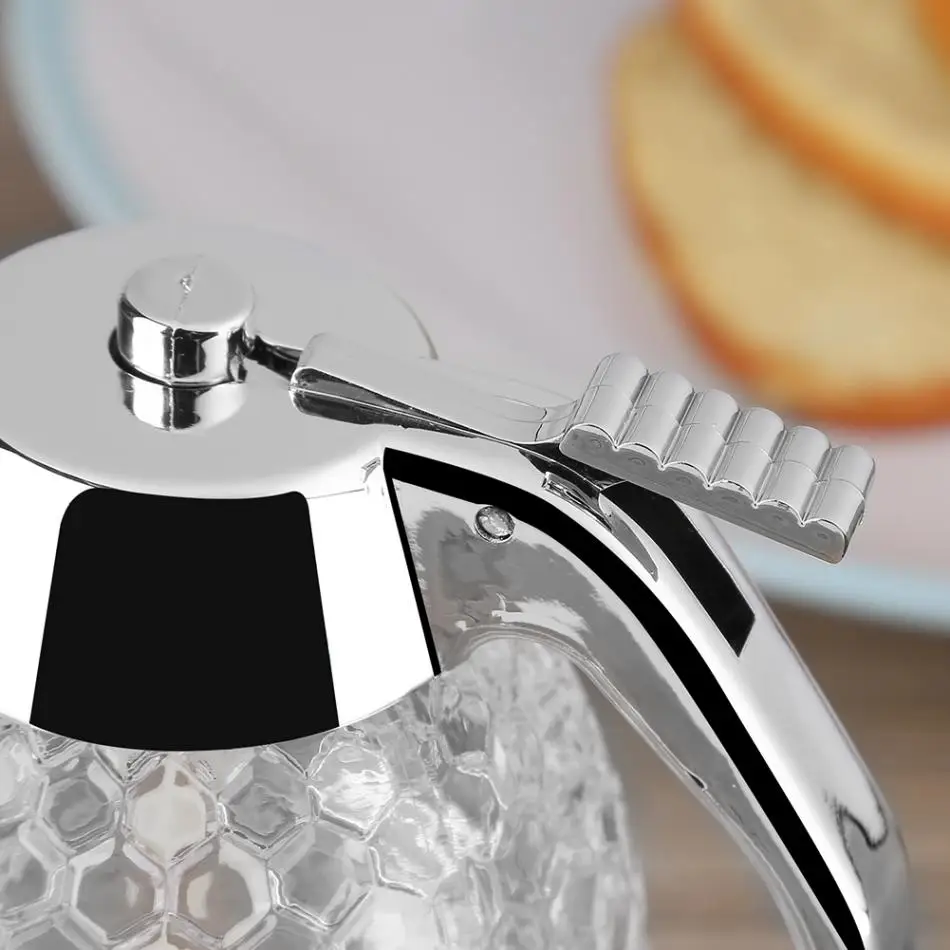 200ml Honey Syrup Dispenser Glass Pot Cafe Kitchen Vintage No Drip Container Gravy Boat Supply | Дом и сад