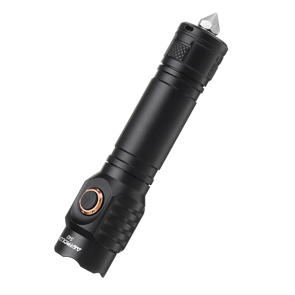 CLAITE 2100 лм S43 бесступенчатое затемнение 18350/18650 USB EDC флэш светильник фонарь