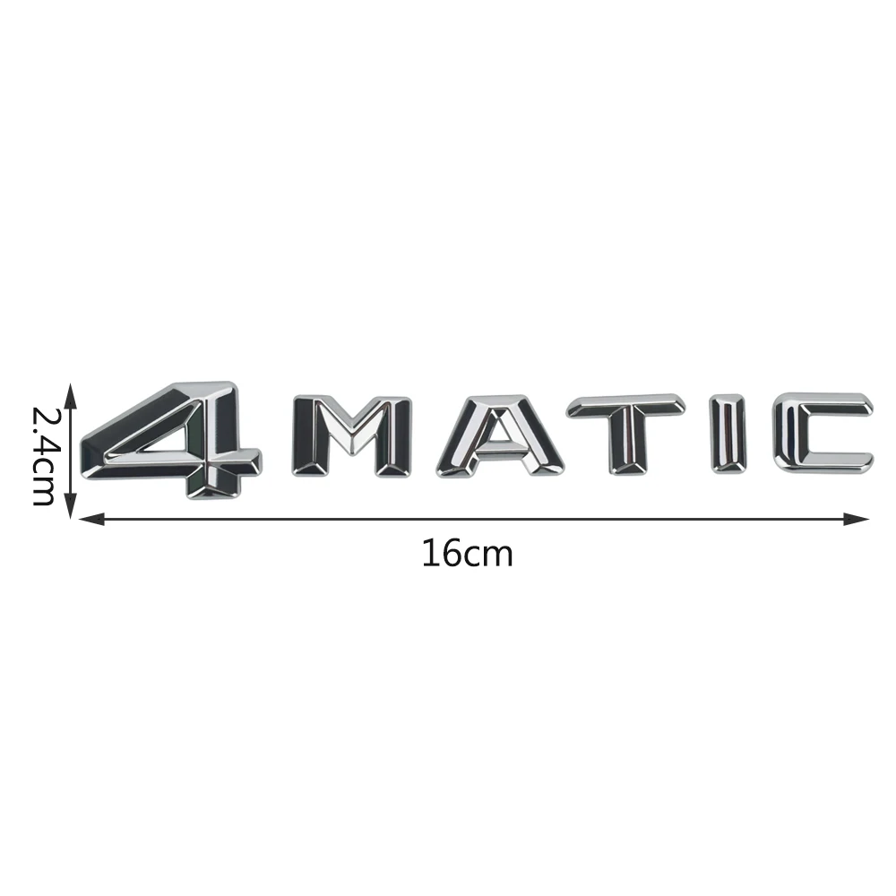 4matic буквы номер Стикеры 3D автомобиля задний багажник эмблемы Наклейка для Mercedes
