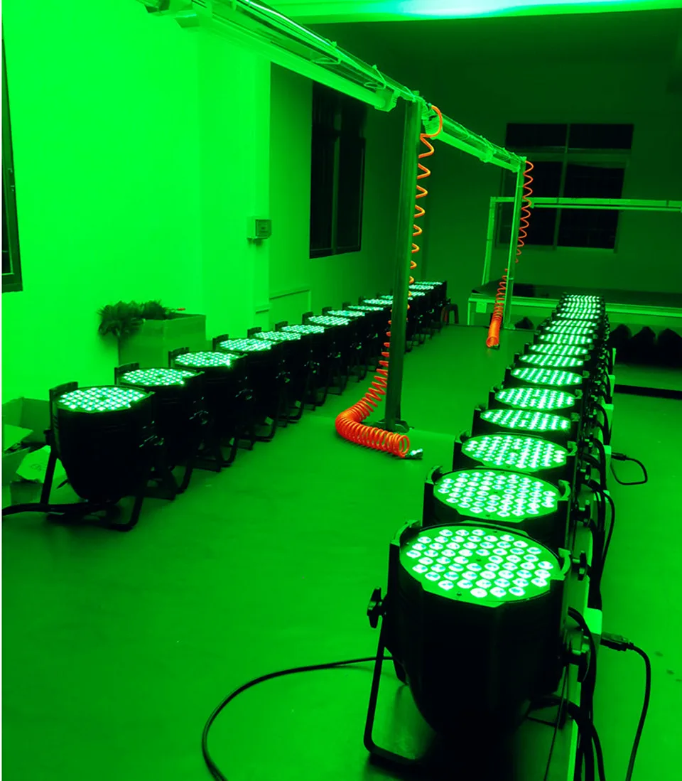 Светодиодный прожсветильник Тор par 54X9W RGB 3 в 1 DMX канал 512 с узором виде мельницы