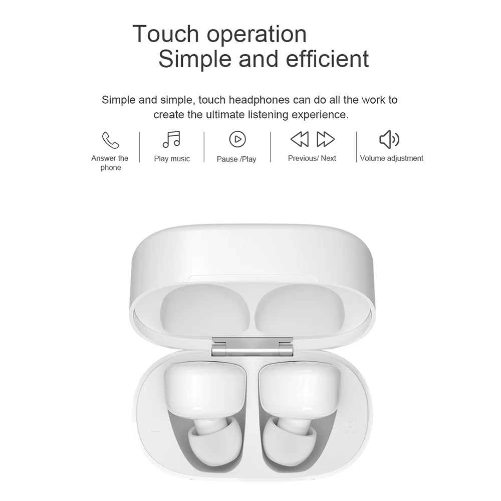 2019 Новинка TWS139 Bluetooth наушники бинауральные Touch True беспроводной 5 0 Музыкальная