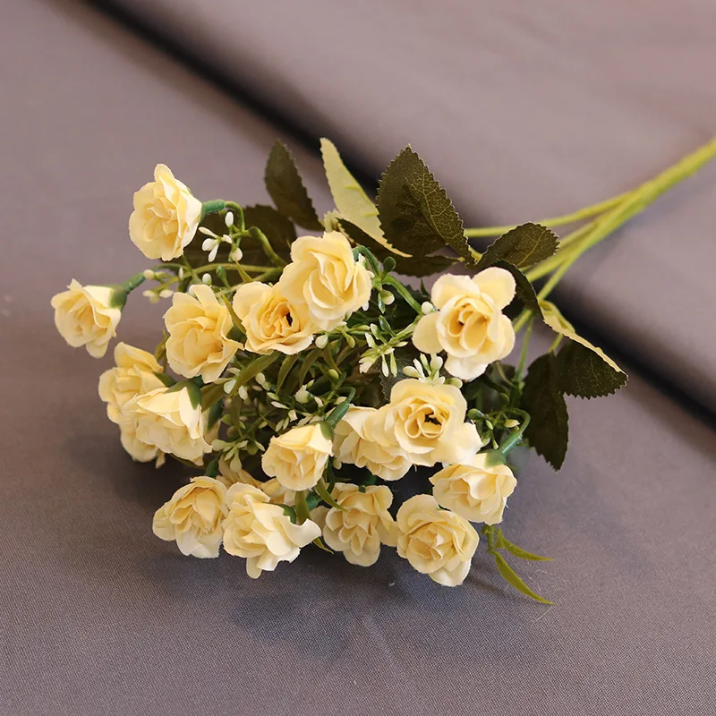 20 Head Stars Open Cut Drain Simulation Plastic Flower Home Furnishing Table The Wedding Articles Vase Number Of Flowers | Дом и сад