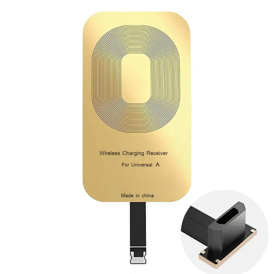 Универсальный Quick Charge Беспроводное зарядное устройство 5 в приемник для Android Micro USB