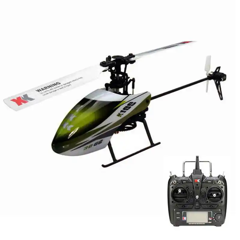 Высокоскоростная система XK K100 Falcom 6CH Flybarless 3D6G Высокое качество RC вертолет RTF для