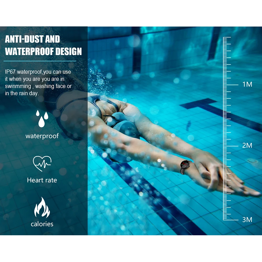 Смарт-часы MC02 с напоминанием о менструальном циферблате Шагомер Смарт-браслет