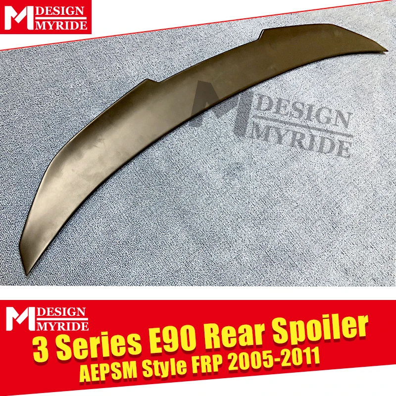 For BMW E90 PSM Style FRP Unpainted Trunk Spoiler Wing 3 Series Sedan 318i 320i 323i 325i 328i 335i Add on Look Rear Wings 05-11 |