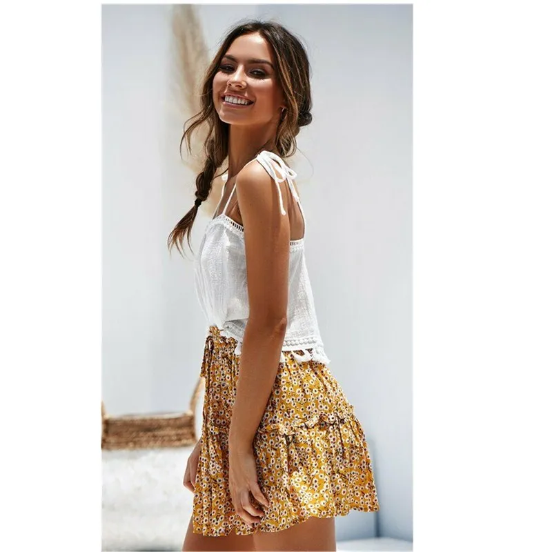 Женская Повседневная льняная майка с кисточками однотонная на бретелях топ без