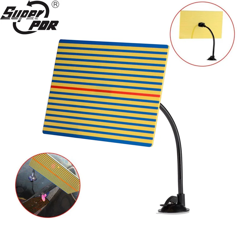 

Super PDR Paintless Dent Repair Reflector Line Board Dent Removal Tools Best PDR Lamp Reflector Board Hand Tools Set Ferramentas