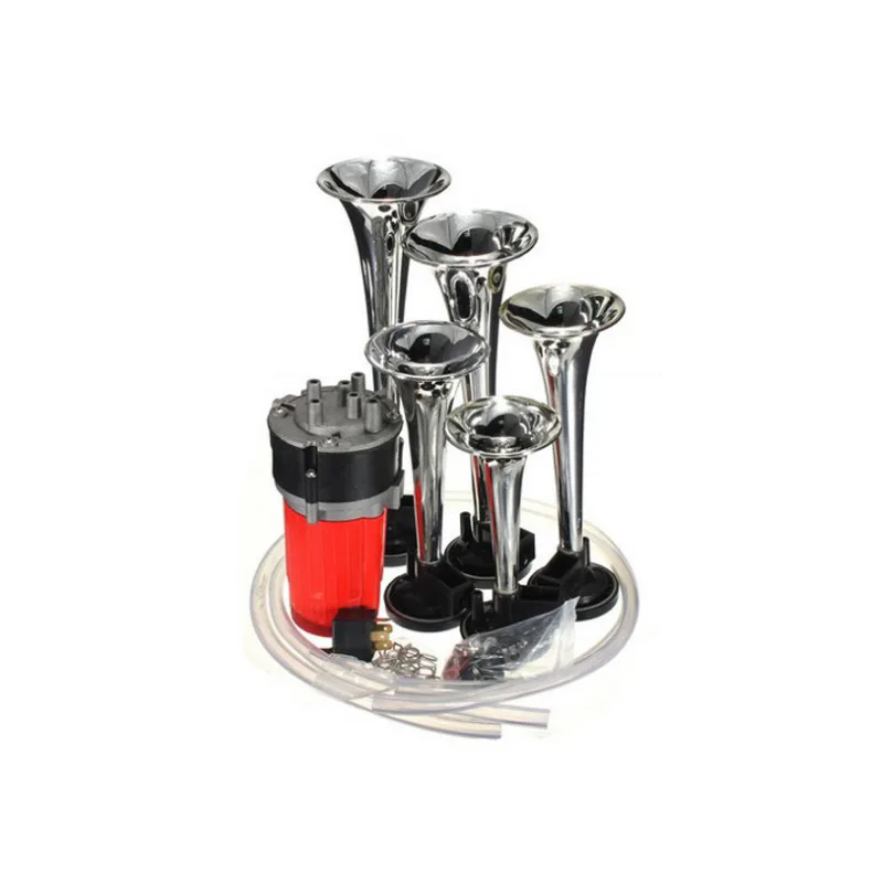 OHANEE 125дб 12В 5 silver Dixie автомобильный трубчатый воздушный рога DIXIE музыкальный рожок