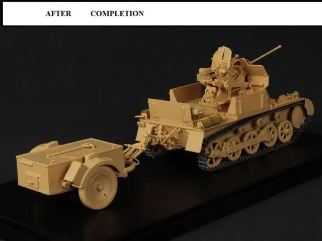 Модель Hobbyboss масштаб 80147 1/35 немецкий Flakpanzer 1a с прицепом для боеприпасов|Наборы