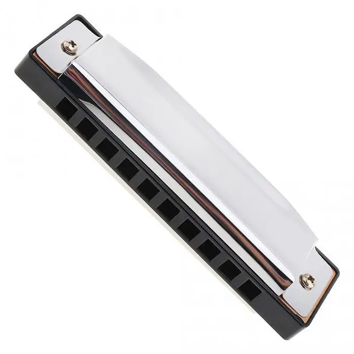 Портативный музыкальный инструмент из нержавеющей стали Harmonica Повседневный