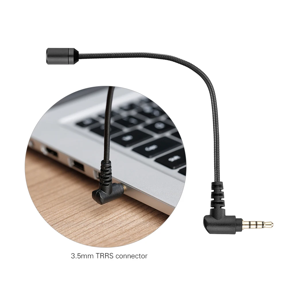 BOYA BY UM4 портативный конденсаторный микрофон мини с 3 5 мм соединитель TRRS для HUAWEI PC