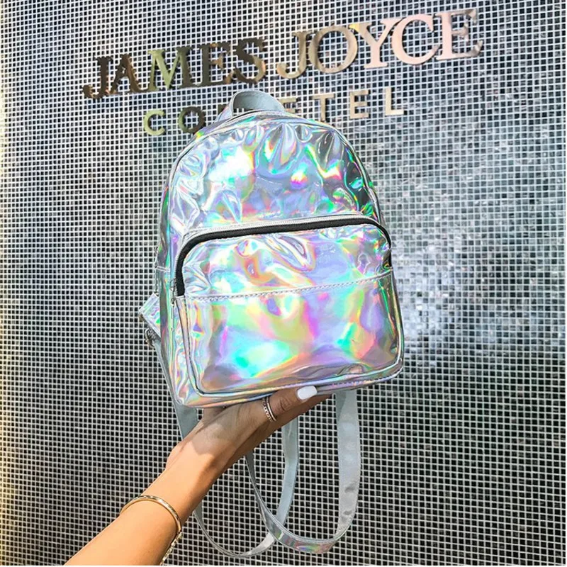 Модный тренд для отдыха лазерная сумка на оба плеча женская и маленькая летняя