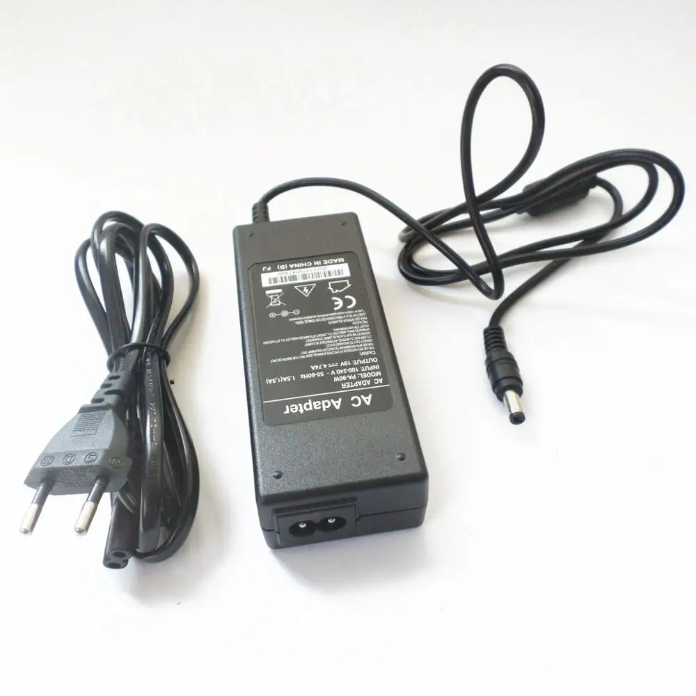 

AC Adapter Battery Charger For Toshiba Satellite Pro P84 P840 L875D L875 L870 L870D L855D L850-110 1982 Power Supply 19V 4.74A