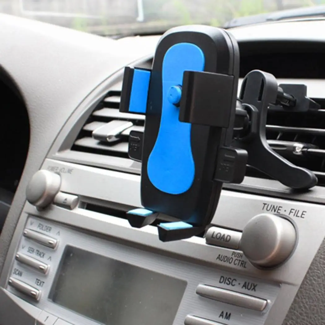 Вращающийся на 360 градусов Универсальный автомобильный держатель желтый красный