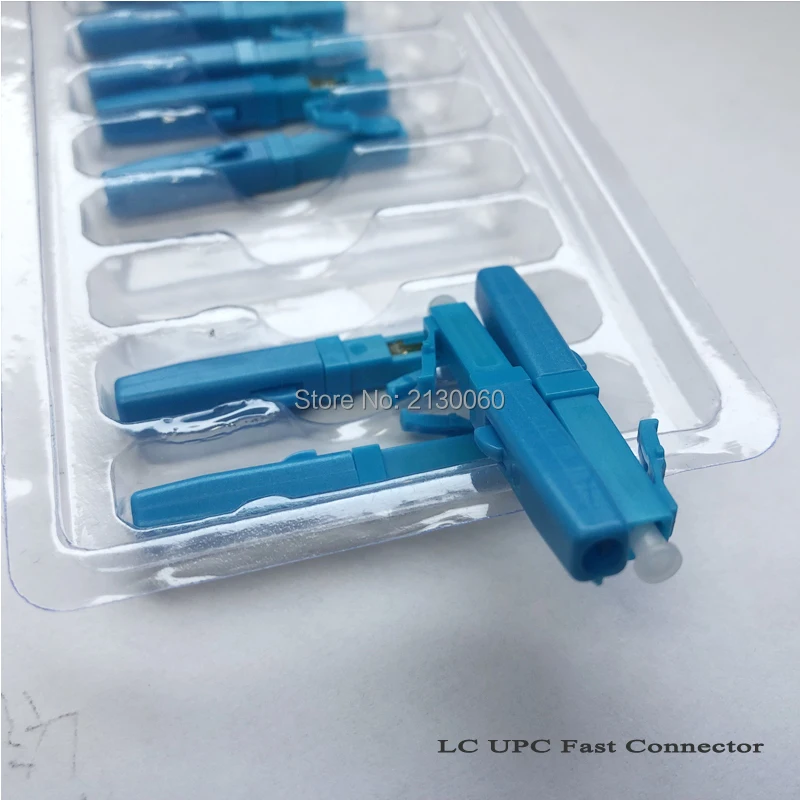 10Pcs/lot LC UPC APC singlemode fiber optic quick connector LC Embedded type FTTH Fiber Optic Fast Connector