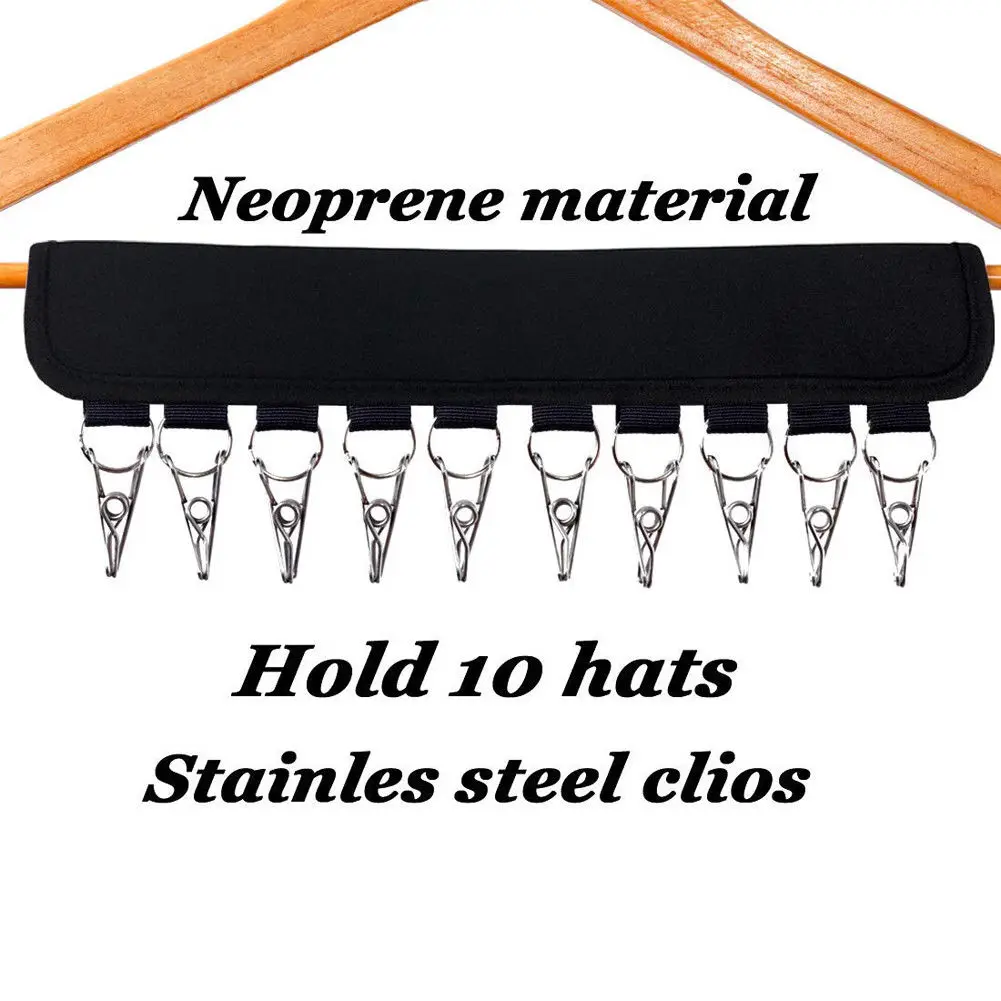 10x Strong Metal Clip Hangers Clothes Coat Waistband Trouser Skirt Non-slip Rack | Дом и сад