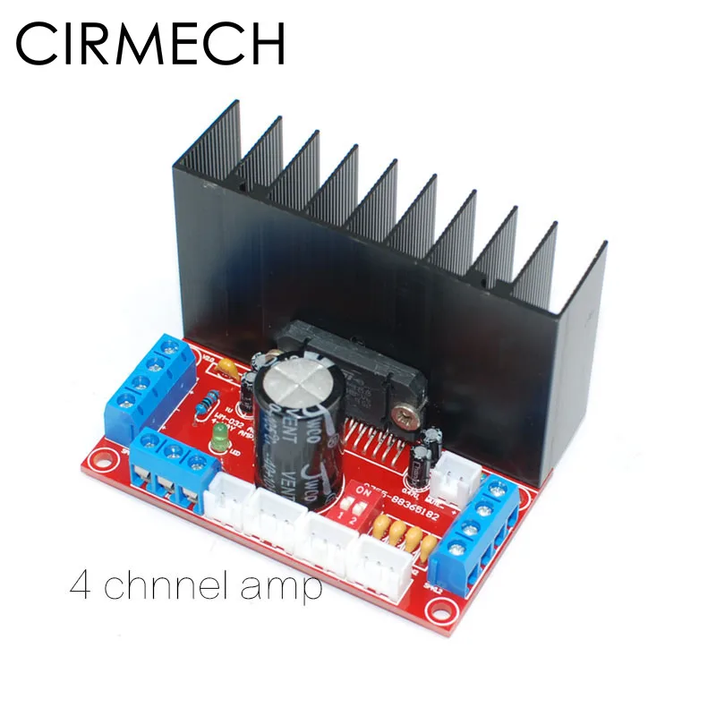 4 канальная плата домашнего усилителя CIRMECH HIFI TDA7388 автомобильного звука 4X41W
