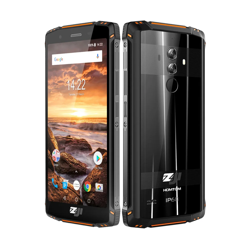 HOMTOM ZOJI Z9 IP68 Водонепроницаемый Helio P23 Android 8 1 восьмиядерный смартфон 5 7 &quot6 ГБ 64 Гб 5500