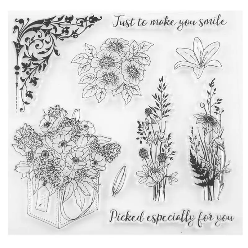 JourneySilicone Transparent Seals Clear Stamps for DIY Scrapbooking Photo Album Card Making Decorative Paper Crafts Gift | Дом и сад
