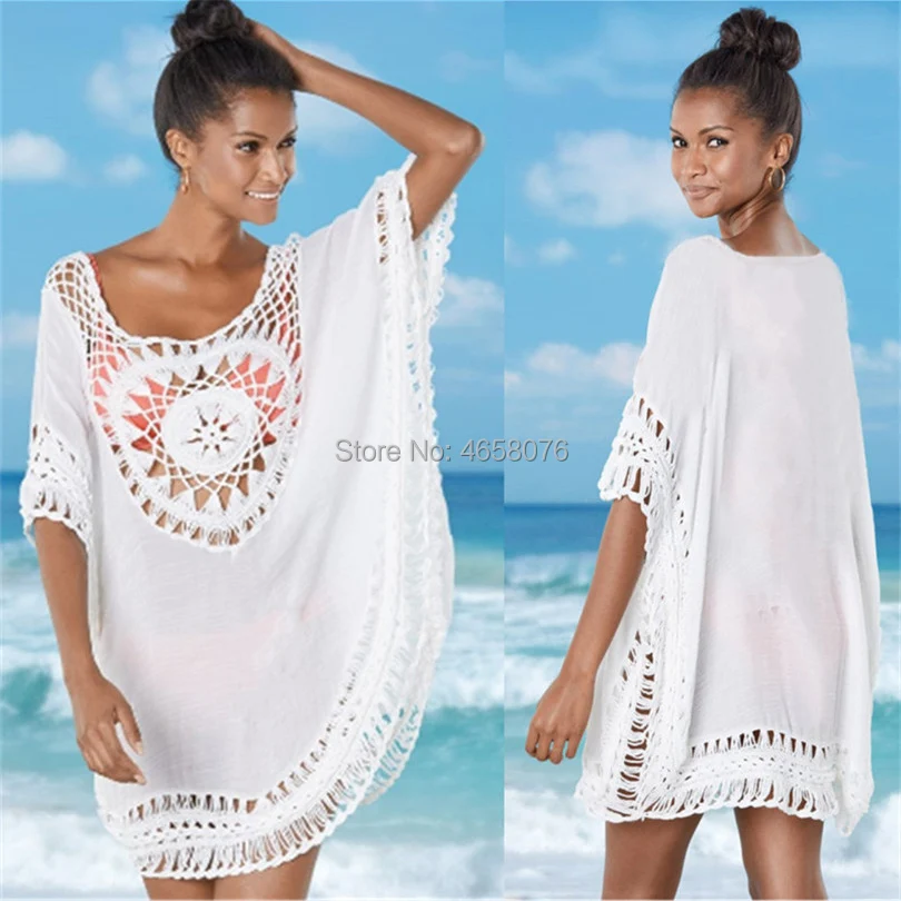 Бамбуковое хлопковое летнее парео пляжное прикрытие сексуальный купальник