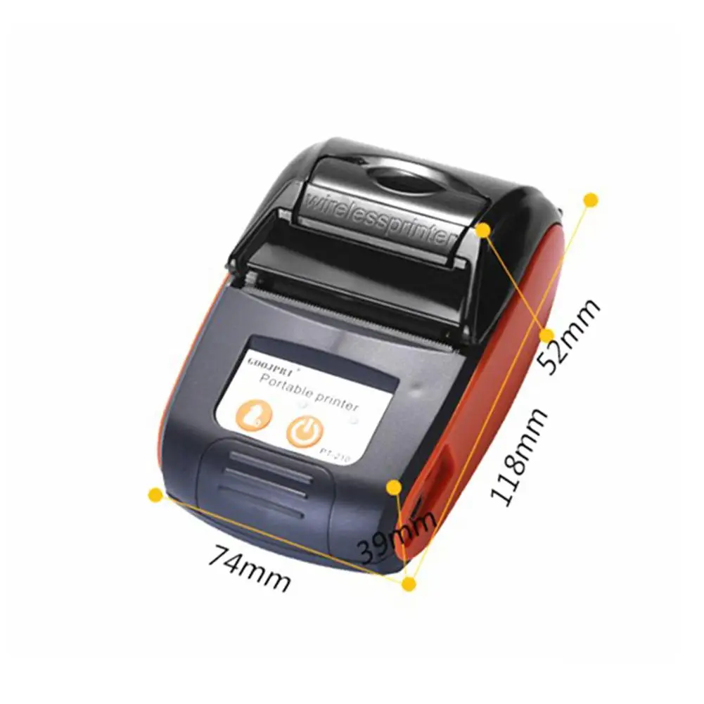 Термопринтер EastVita 58 мм портативный беспроводной Bluetooth поддержка ESC/POS для