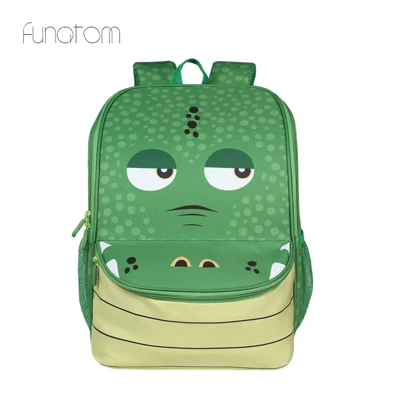 Детские милые школьные сумки в виде динозавра акулы крокодила единорога Mochila