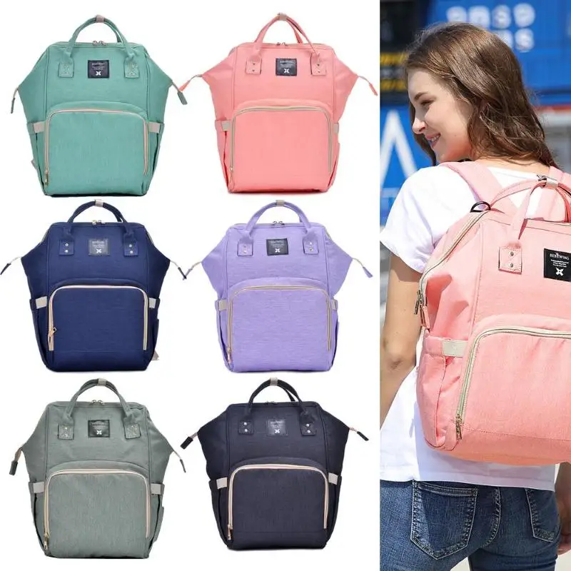 Модная сумка для подгузников с USB мам детских вместительная Водонепроницаемая