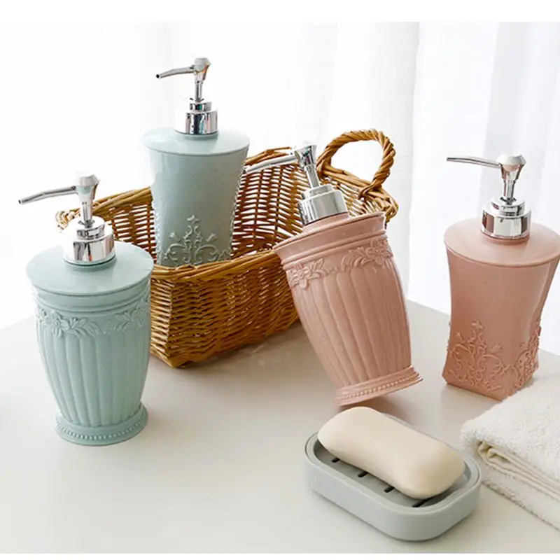 Диспенсер для мыла с резьбой дезинфицирующее средство лосьона бутылка хранения