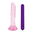 Вибратор, розовый реалистичный маленький фаллоимитатор для женщин, мягкая резиновая присоска, реалистичный член, женский анальный секс-игрушки, пенис для пар, товары для секс-игр
