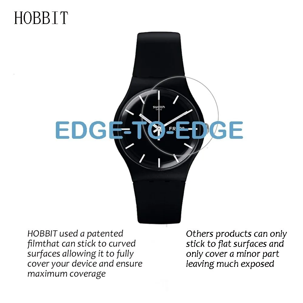 Взрывозащищенная защитная пленка для часов Swatch Mono SUOB720 SUOB704 GB274 SFM118M SUOK703 SUOB702 LB160G 3