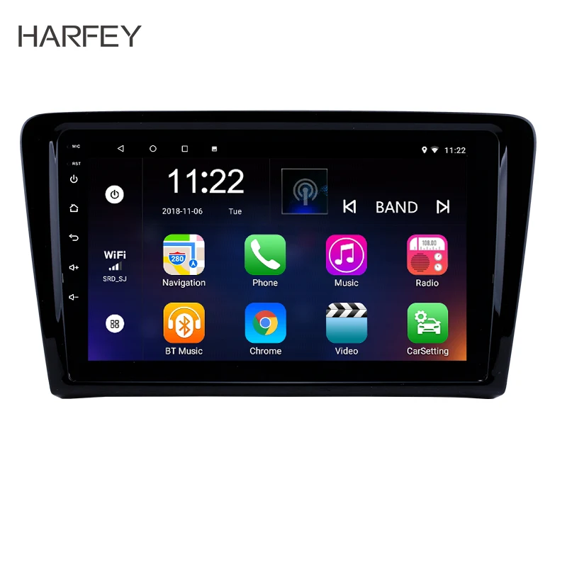 Harfey 2Din Touchscreen 9&quot Android 8.1 Car Radio For 2012 2013 2014 2015 Volkswagen Santana GPS Multimedia Player Head Unit |