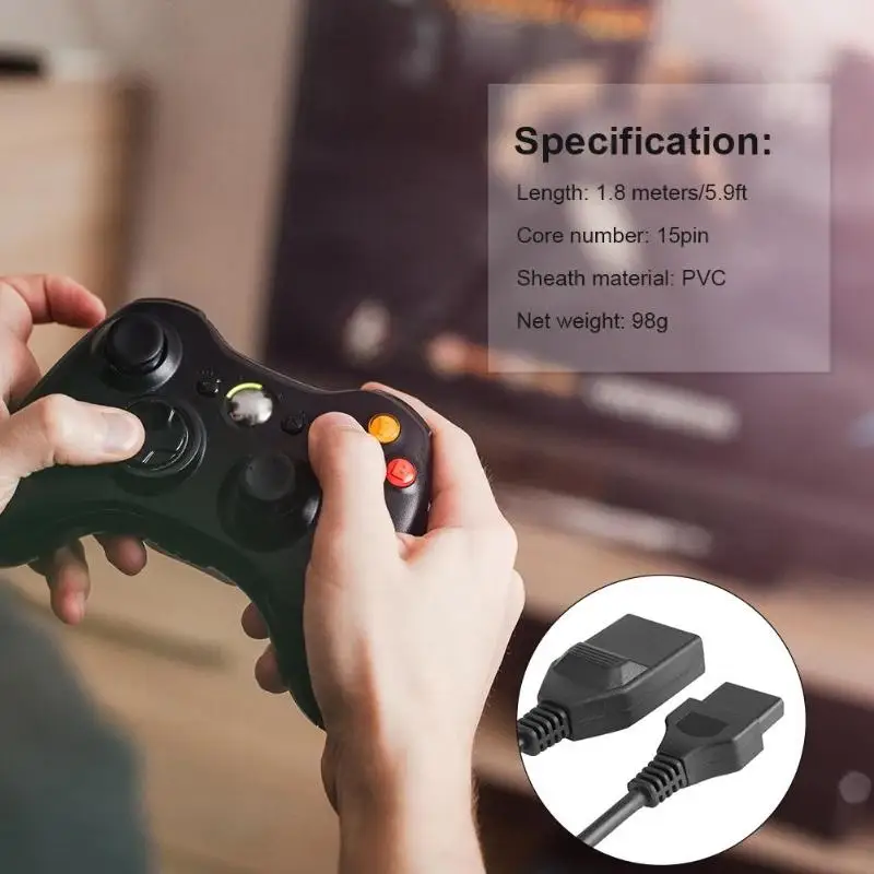 15 контактный Удлинительный кабель для SNK Neo Geo игровые прокладки соединитель